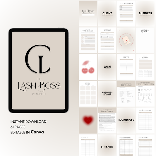 The Lash Boss Digital Planner